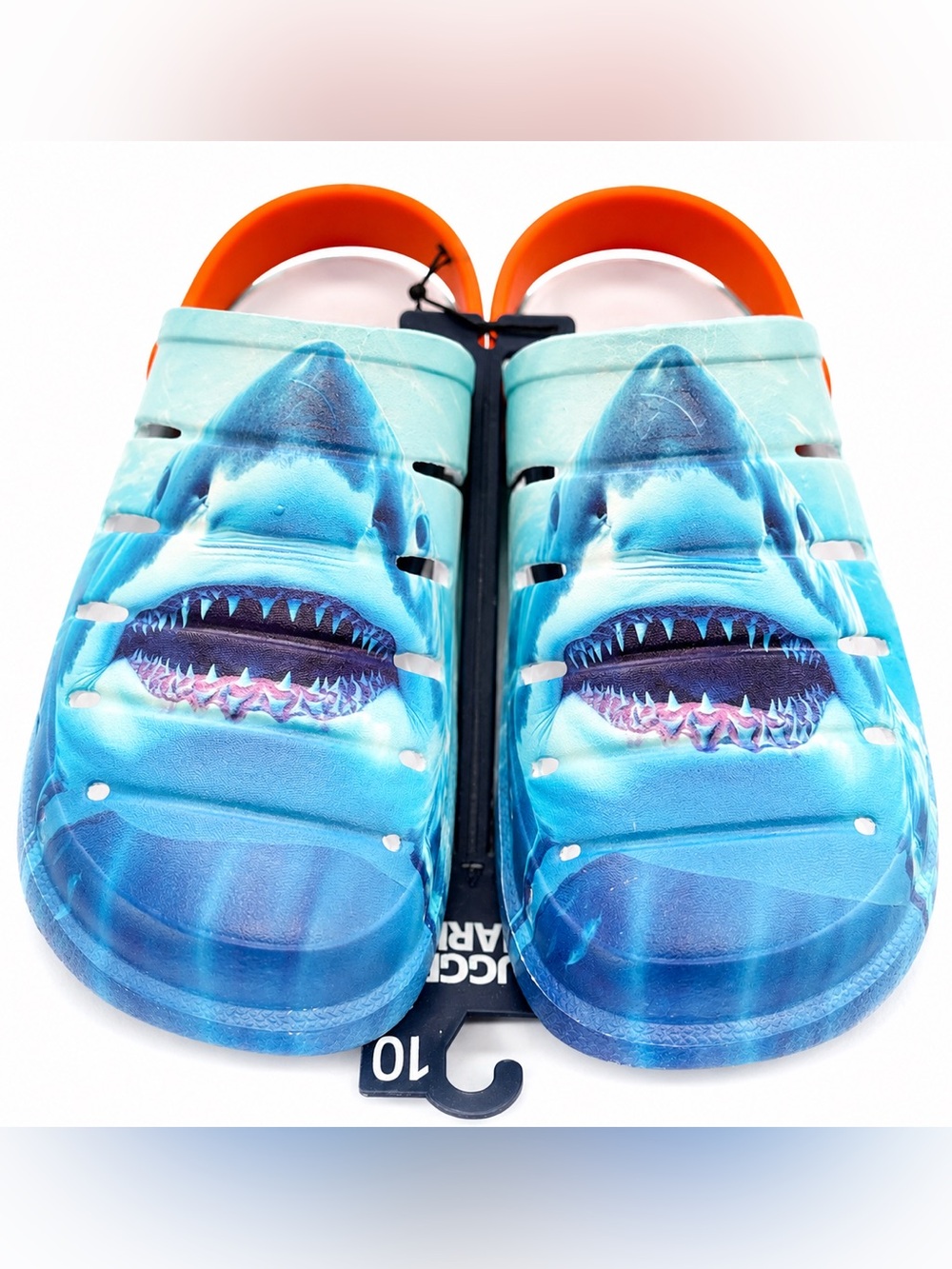 Discovery Shark Week Men’s Clogs Shark Print Size 10 NWT